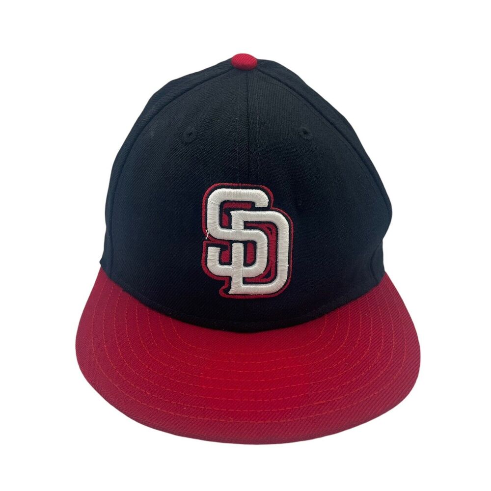 New Era San Diego Padres Fitted Hat Cap Sz 7 3/8
